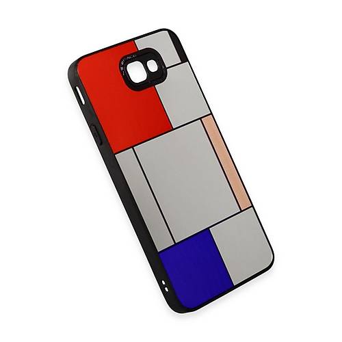 Galaxy J7 Prime K�l�f Mirror Desenli Kapak - Mirror - 9