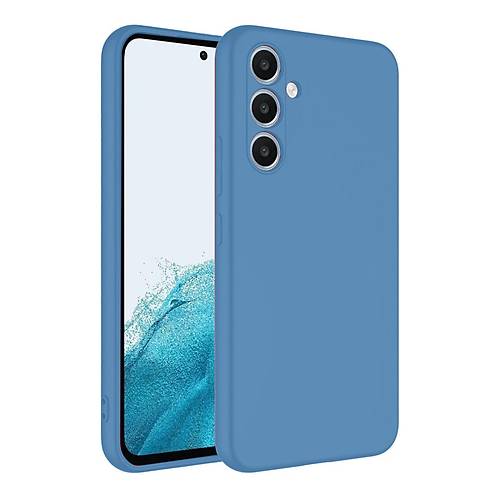 Galaxy A16 5G K�l�f First Silikon - Mavi