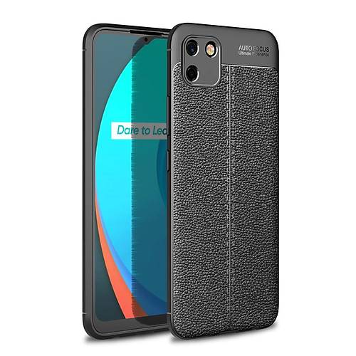 Realme C11 2021 K�l�f Auto Focus Kapak - Siyah