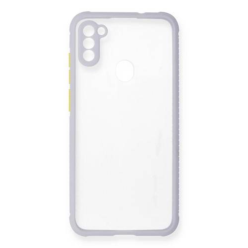 Galaxy A11 K�l�f Miami �effaf Silikon - Lila