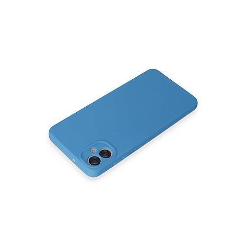 Galaxy A05 K�l�f First Silikon - Mavi
