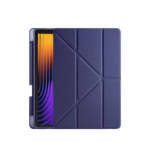 Pad 7 Pro K�l�f Kalemlikli Mars Tablet K�l�f� - Lacivert