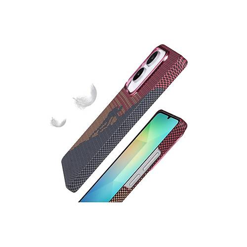 Galaxy A06 Vega Magsafe Kapak - K�rm�z�