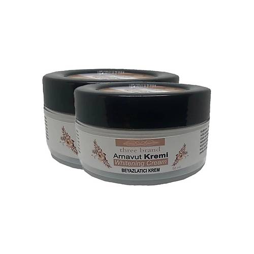 Three Brand Arnavutkremi 2li Adet Whitens Cream T�mb�lge Akl�k Kremi 50 ml
