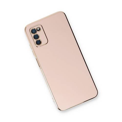Galaxy A03S K�l�f Volet Silikon - Pembe