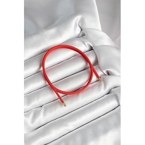 M�knat�sl� K�rm�z� Renk Sarmal Kad�n Bileklik