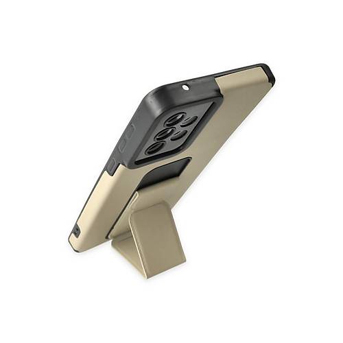 Galaxy A33 5G K�l�f Mega Standl� Silikon - Gold