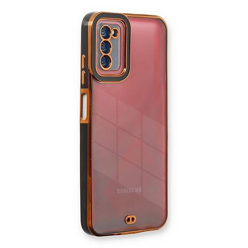 Galaxy A03S K�l�f Liva Lens Silikon - Siyah