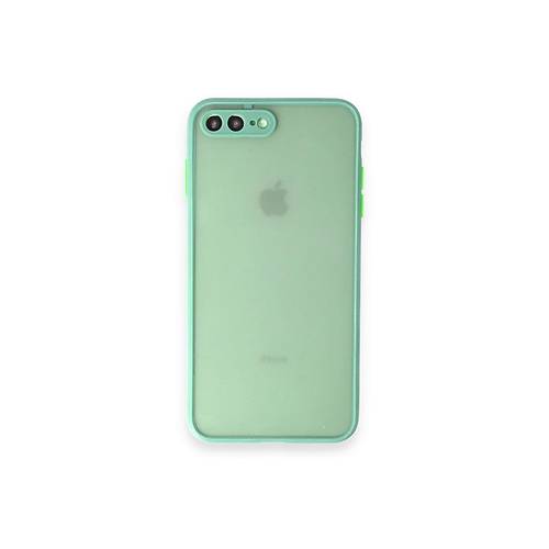iPhone 7 Plus K�l�f Montreal Silikon Kapak - Turkuaz