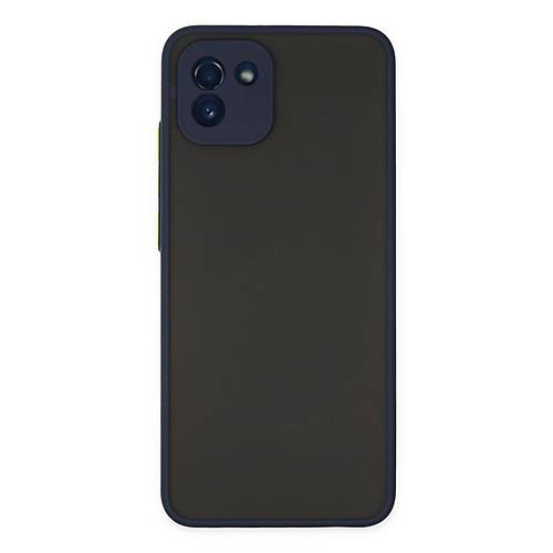 Galaxy A03 K�l�f Montreal Silikon Kapak - Lacivert