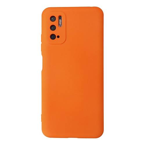 Redmi Note 10 5G K�l�f Nano i�i Kadife Silikon - Turuncu