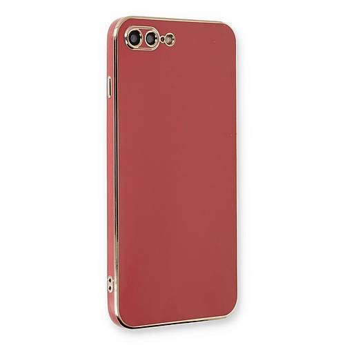iPhone 7 Plus K�l�f Volet Silikon - K�rm�z�