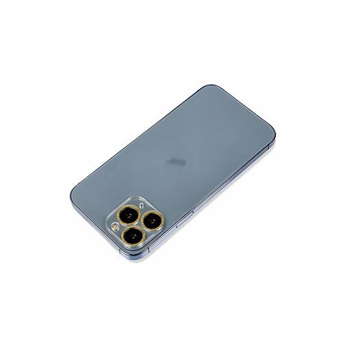 iPhone 11 Pro Max Shine Kamera Lens Koruma Cam - Gold