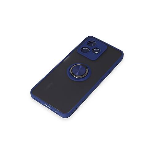 Realme C53 K�l�f Montreal Y�z�kl� Silikon Kapak - Lacivert