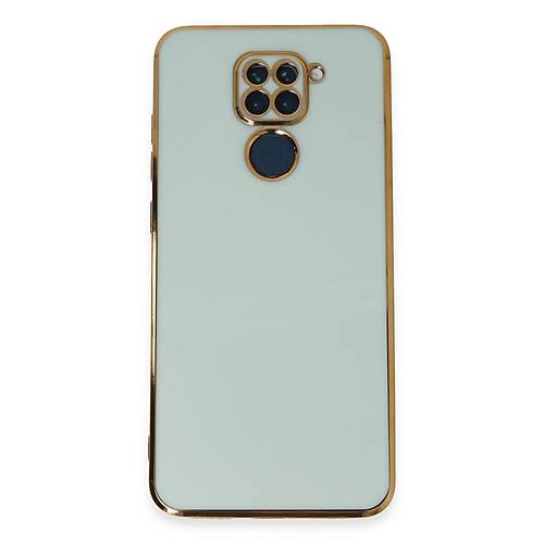 Redmi Note 9 K�l�f Volet Silikon - A��k Ye�il