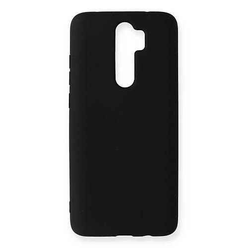 Redmi Note 8 Pro K�l�f Nano i�i Kadife Silikon - Siyah