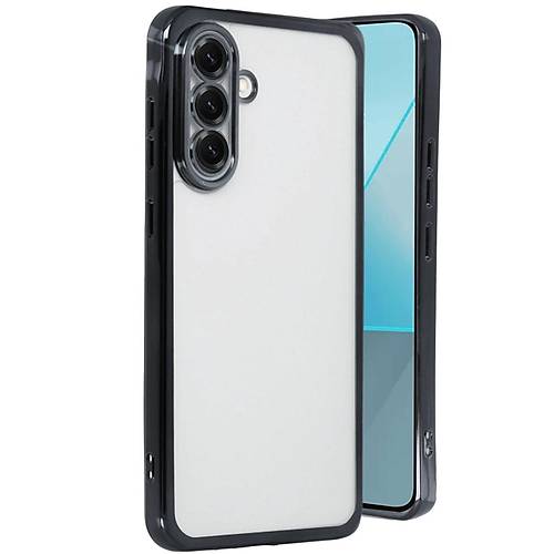 Galaxy A17 5G Razer Lensli Silikon - Siyah