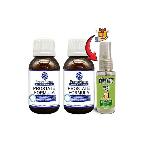 ProstaBiome 2 Tane Erkeklere �zel 50 ml �urup + 30ml ��rek Otu Ya��