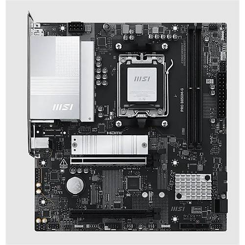 MSI PRO B850M-G DDR5 8200MT/S 1XHDMI 1XDP 2XM.2 USB MATX AM5 (AMD AM5 9000/8000/7000 SER� �LE UYUMLU)
