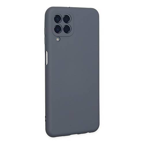 Galaxy M33 K�l�f Nano i�i Kadife Silikon - Gri