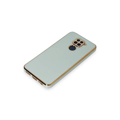 Redmi Note 9 K�l�f Volet Silikon - A��k Ye�il