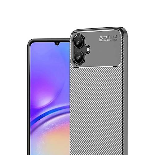 Galaxy A06 K�l�f Auto Focus Karbon Kapak - Gri