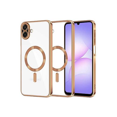 Galaxy A07 4G Kross Magneticsafe Kapak - ��l Titanyum