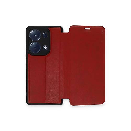 Redmi Note 13 Pro 4G K�l�f Flip Cover - K�rm�z�