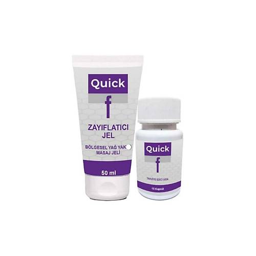 QuickF B�lgesel Jel 50 ml + QuickF 15'li