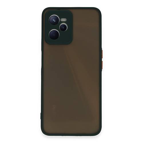 Realme C35 K�l�f Montreal Silikon Kapak - Ye�il