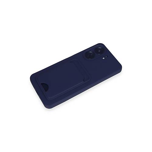 Redmi 13C K�l�f Kelvin Kartvizitli Silikon - Lacivert