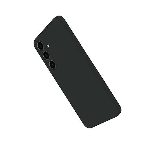 Galaxy S25 Plus K�l�f Nano i�i Kadife Silikon - Siyah