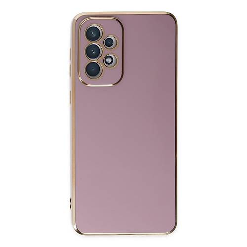Galaxy A73 5G K�l�f Volet Silikon - Mor