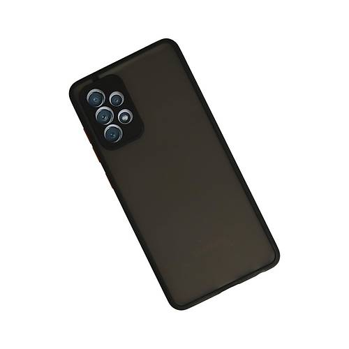 Galaxy A72 K�l�f Montreal Silikon Kapak - Siyah
