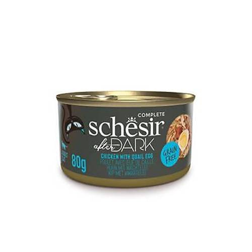 After Dark Sos ��inde Tavuklu ve B�ld�rc�n Yumurtal� Tah�ls�z Yeti�kin Kedi Konservesi 80 Gr