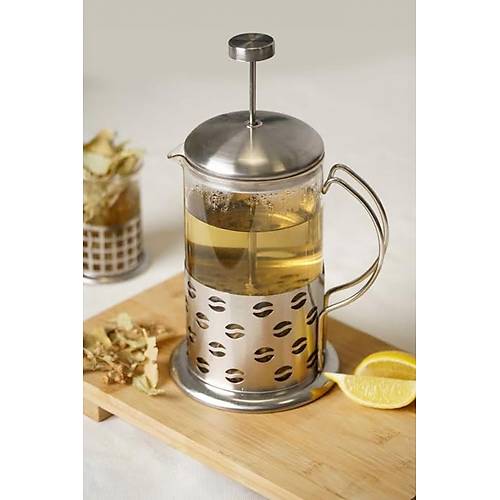 Borosilikat Cam French Press 600 ml