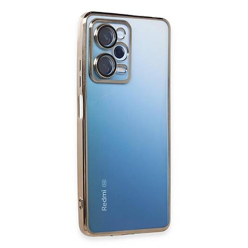 Redmi Note 12 Pro 5G K�l�f Razer Lensli Silikon - Gold