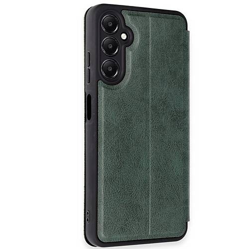 Galaxy A26 K�l�f Flip Cover - Koyu Ye�il