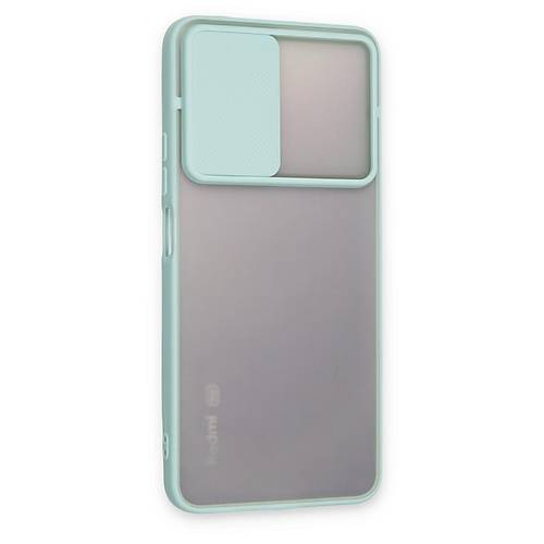 Redmi Note 11 Pro Plus 5G K�l�f Palm Buzlu Kamera S�rg�l� Silikon - Turkuaz