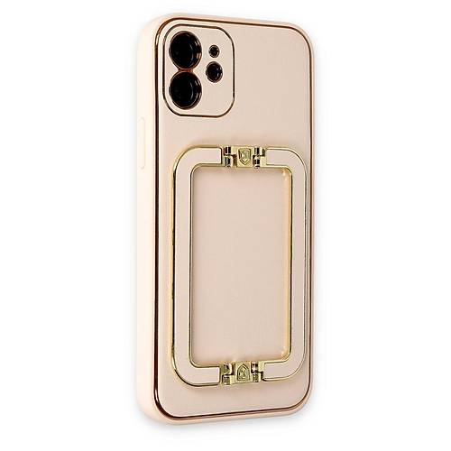 iPhone 12 K�l�f Coco Elit Kapak - Gold