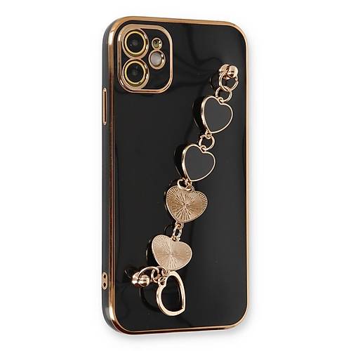 iPhone 12 K�l�f Esila Silikon - Siyah