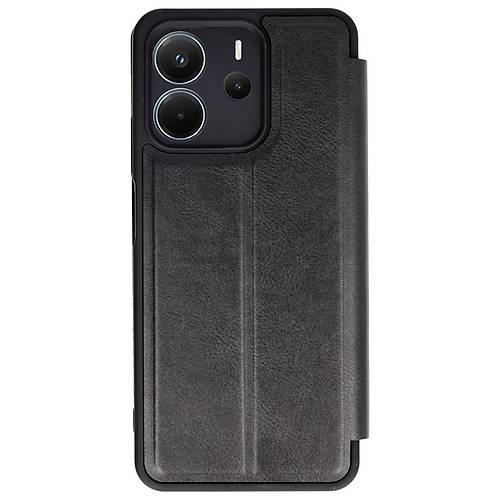 Redmi Note 14 4G K�l�f Flip Cover - Siyah