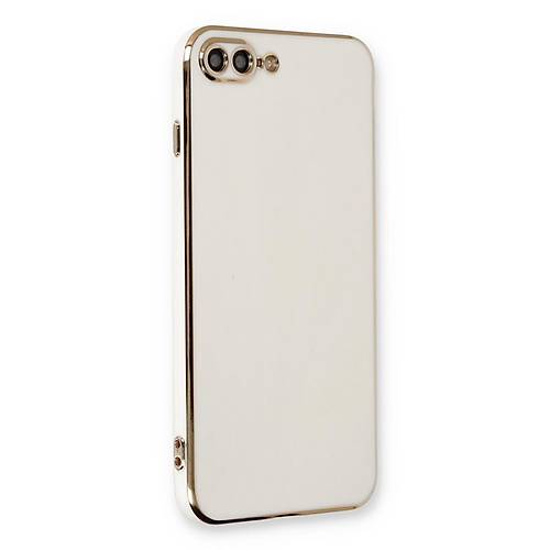 iPhone 7 Plus K�l�f Volet Silikon - Beyaz