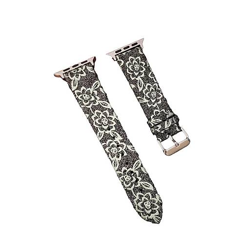 Watch 38mm Creeper Desenli Kordon - Siyah
