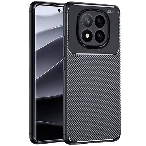 Redmi Note 14 Pro 4G K�l�f Auto Focus Karbon Kapak - Siyah
