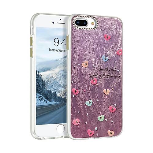 iPhone 7 Plus K�l�f Blade Aynal� Desenli Kapak - Desen 8