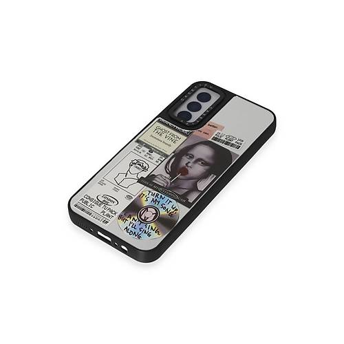 Galaxy M14 5G K�l�f Mirror Desenli Kapak - Mirror - 2