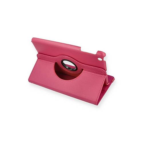 iPad Mini 1 K�l�f 360 Tablet Deri K�l�f - Pembe