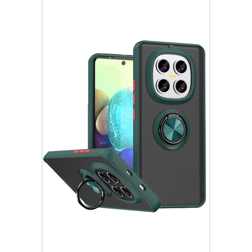 Redmi Note 15 4G Montreal Y�z�kl� Silikon Kapak - Ye�il