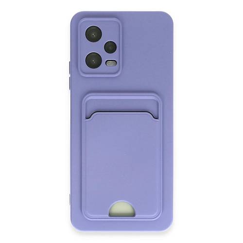 Redmi Note 12 4G K�l�f Kelvin Kartvizitli Silikon - Lila